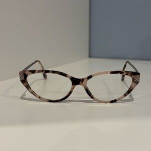 Versace Tortoise Shell Cat-Eye Glasses